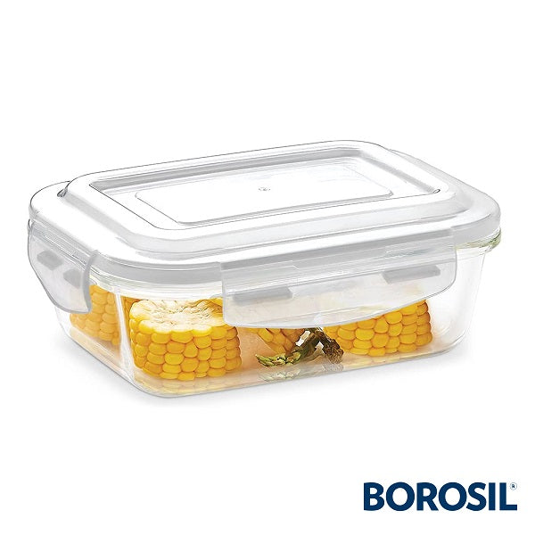 Borosil Klip-N-Store Rectangular 1.04 L