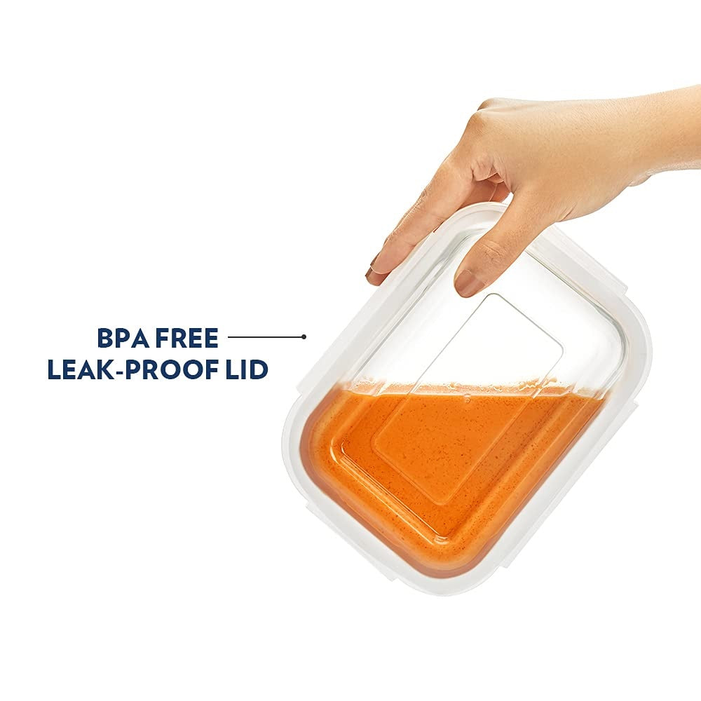 Borosil Klip-N-Store Rectangular 1.04 L