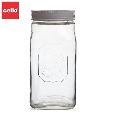 Cello Classic Canister Jar 1 L – White Cover