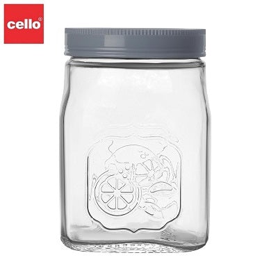 Cello Classic Canister Jar 1.5 L – Grey Cover