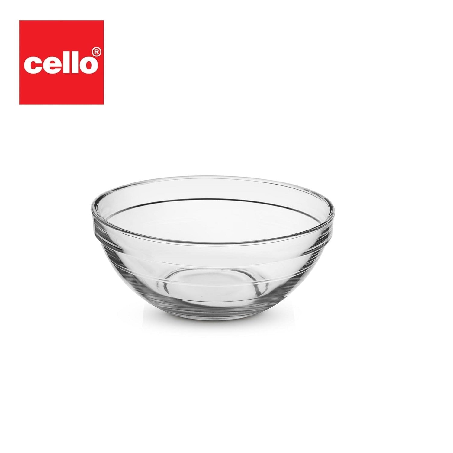 Cello Glass Round Bowl 17 cm / 1 L