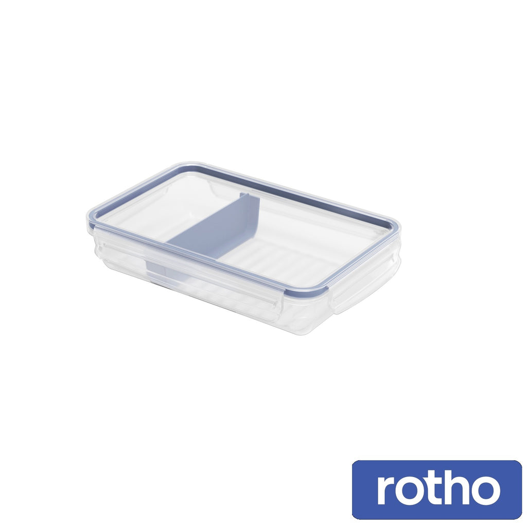 Rotho Clic and Lock Food Keeper 1 L ( With Divider )