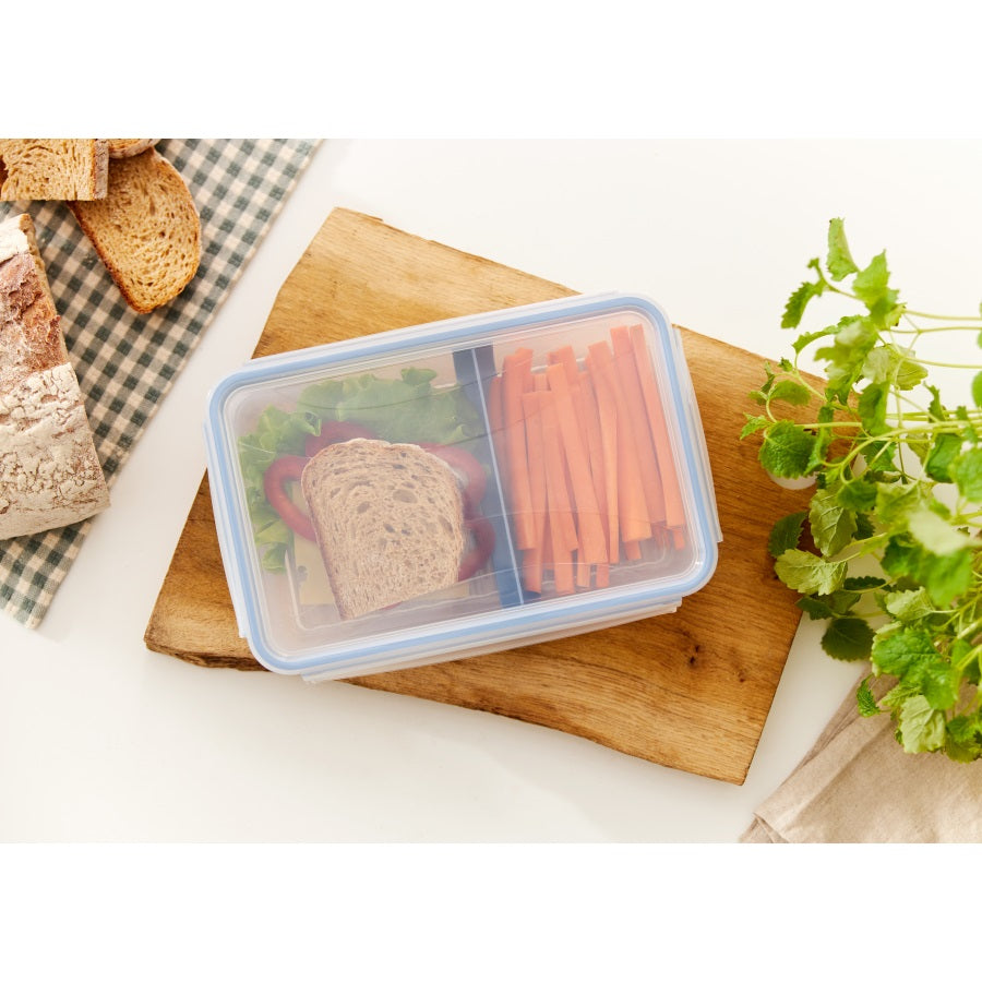 Rotho Clic and Lock Food Keeper 1 L ( With Divider )