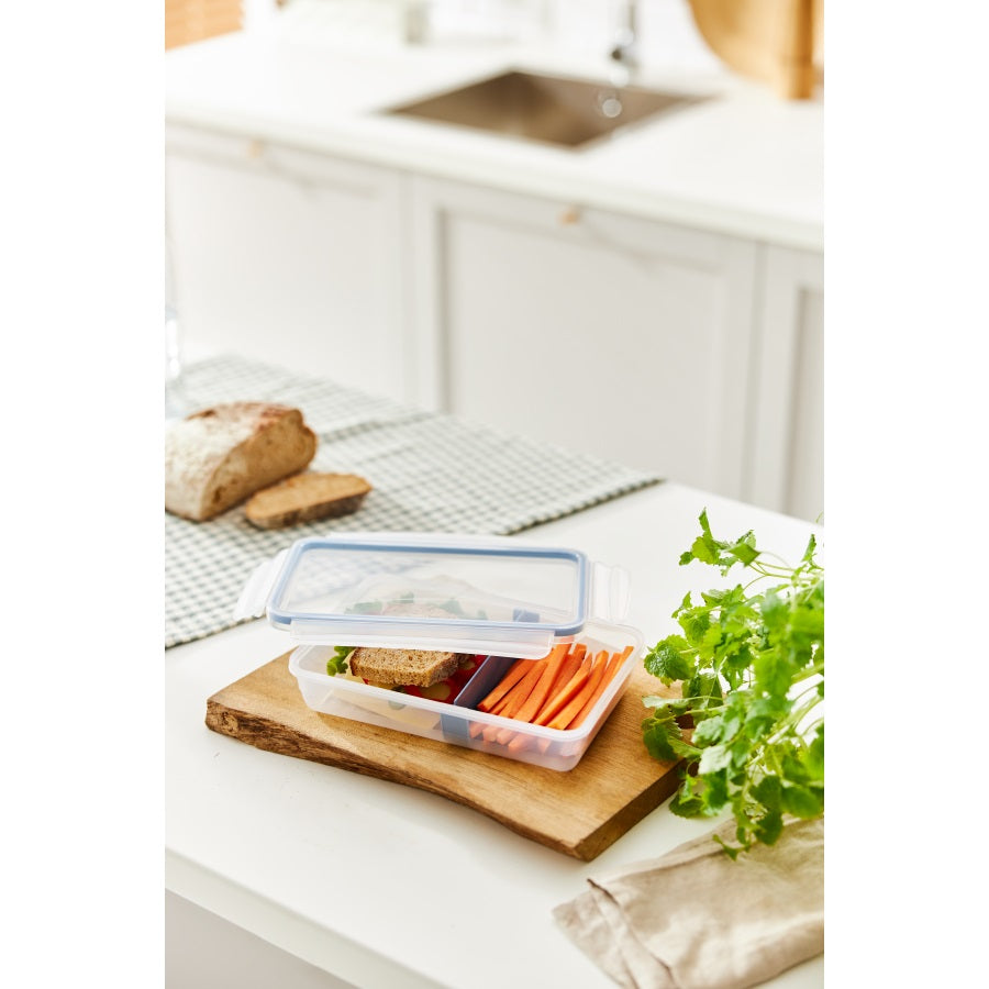 Rotho Clic and Lock Food Keeper 1 L ( With Divider )
