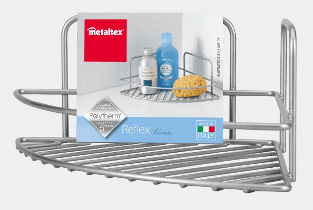 Metaltex 1 Tier Corner Shelf - Reflex