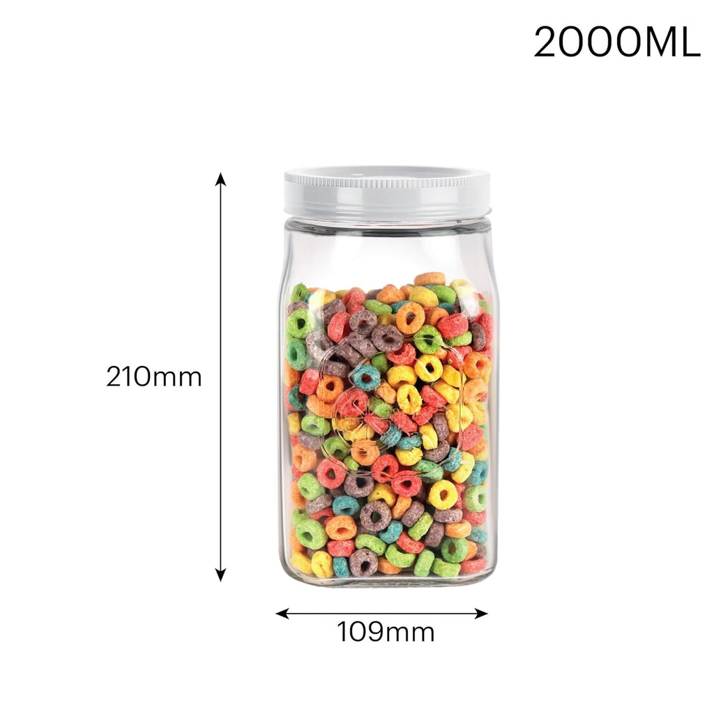 Cello Classic Canister Jar 2 L - White Cover