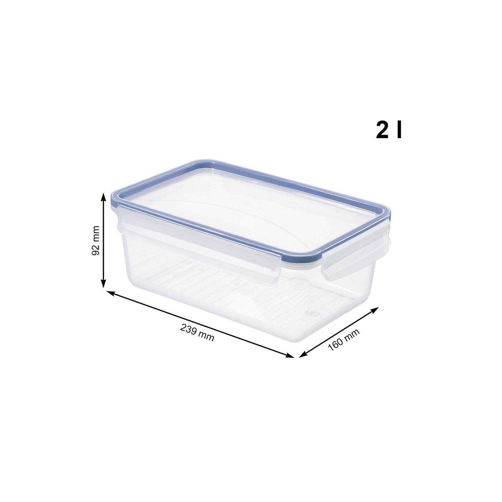 Rotho Clic and Lock Food Keeper 2 L