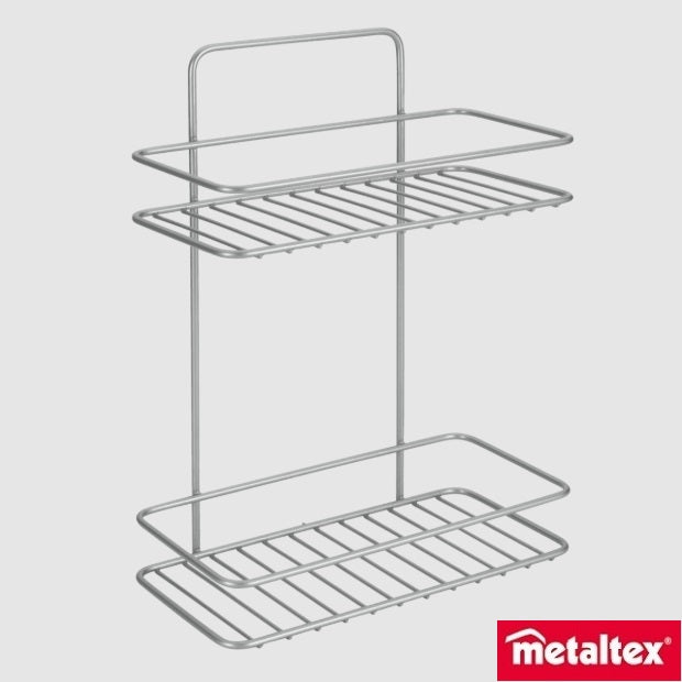 Metaltex 2 Tier Rectangular Shelf - Reflex