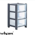 Wham Deep Drawer 3 Drawer Storage Unit – Black