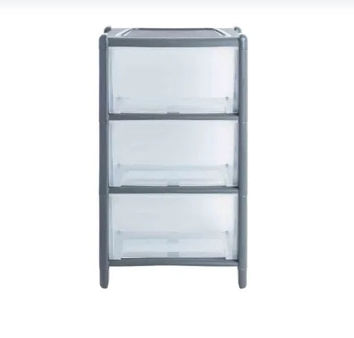 Wham Deep Drawer 3 Drawer Storage Unit – Black