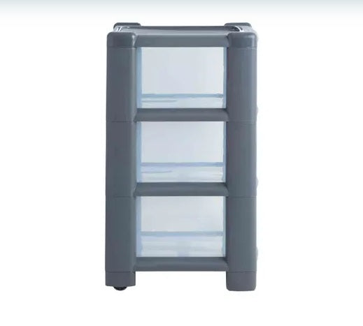 Wham Deep Drawer 3 Drawer Storage Unit – Black