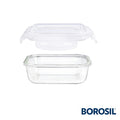 Borosil Klip-N-Store Rectangular 370 ml