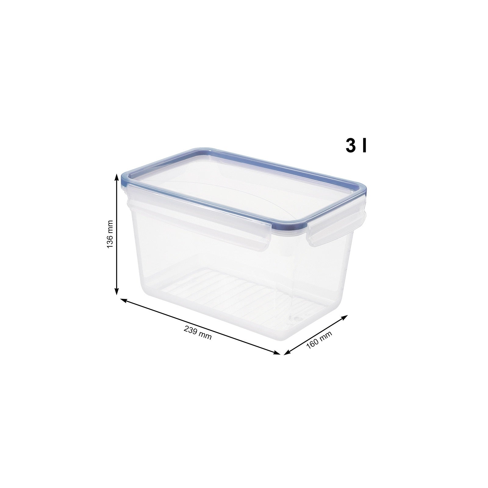 Rotho Clic & Lock Food Keeper 3 L