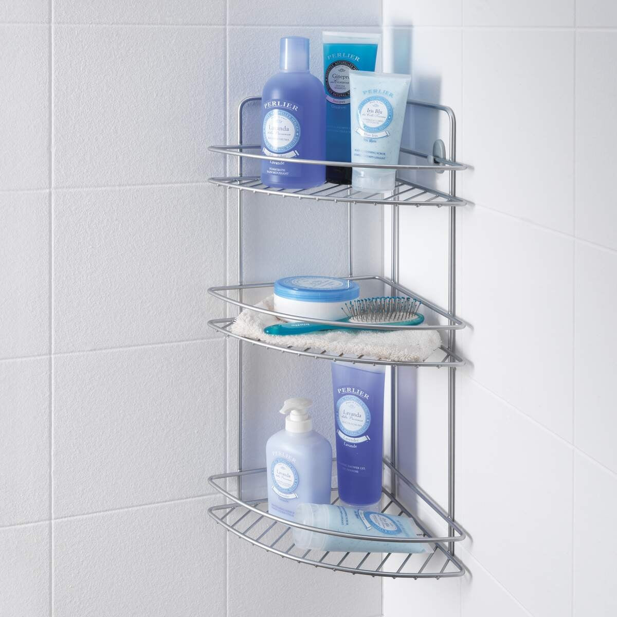 Metaltex 3 Tier Corner Shelf - Reflex