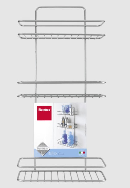 Metaltex 3 Tier Rectangular Shelf - Reflex