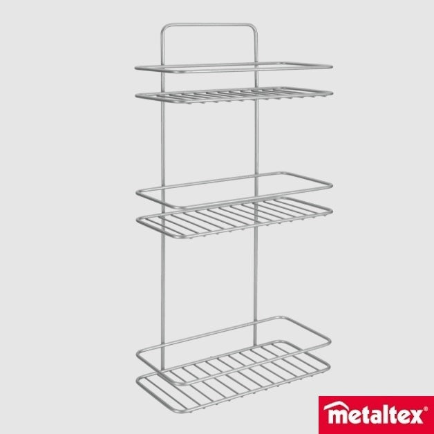 Metaltex 3 Tier Rectangular Shelf - Reflex