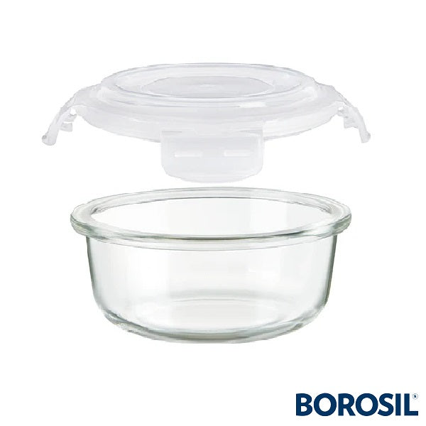 Borosil Klip-N-Store Round 400 ml