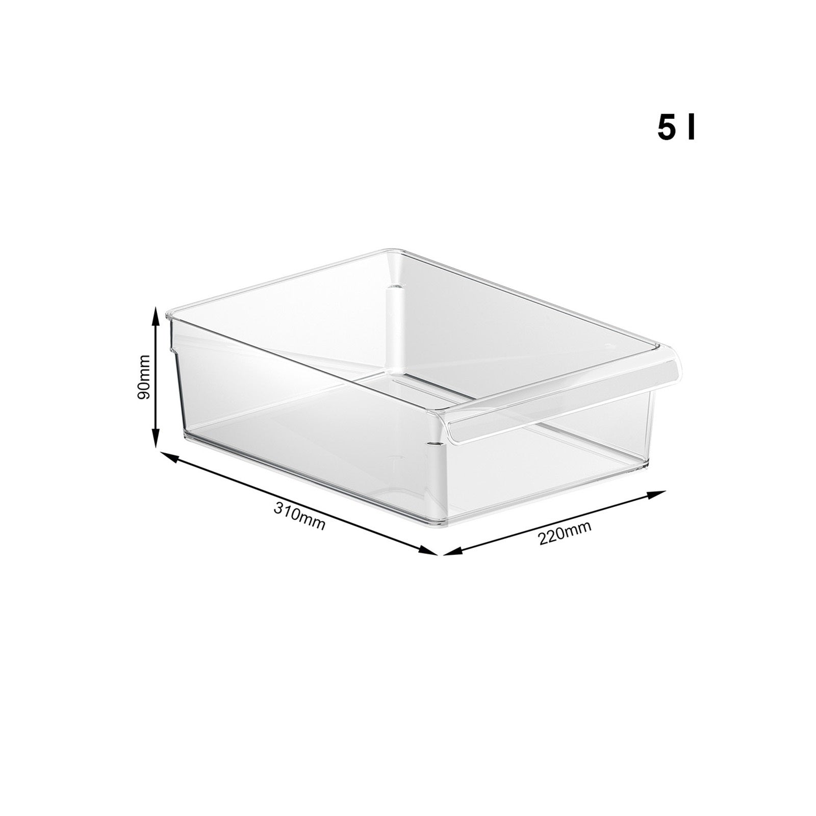 Rotho Fridge Organiser 5.0 L