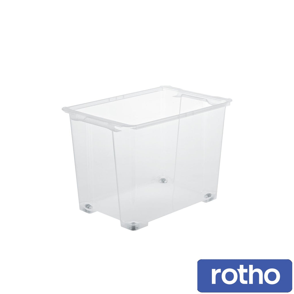 Rotho Evo Storage Box 65 L with Wheels