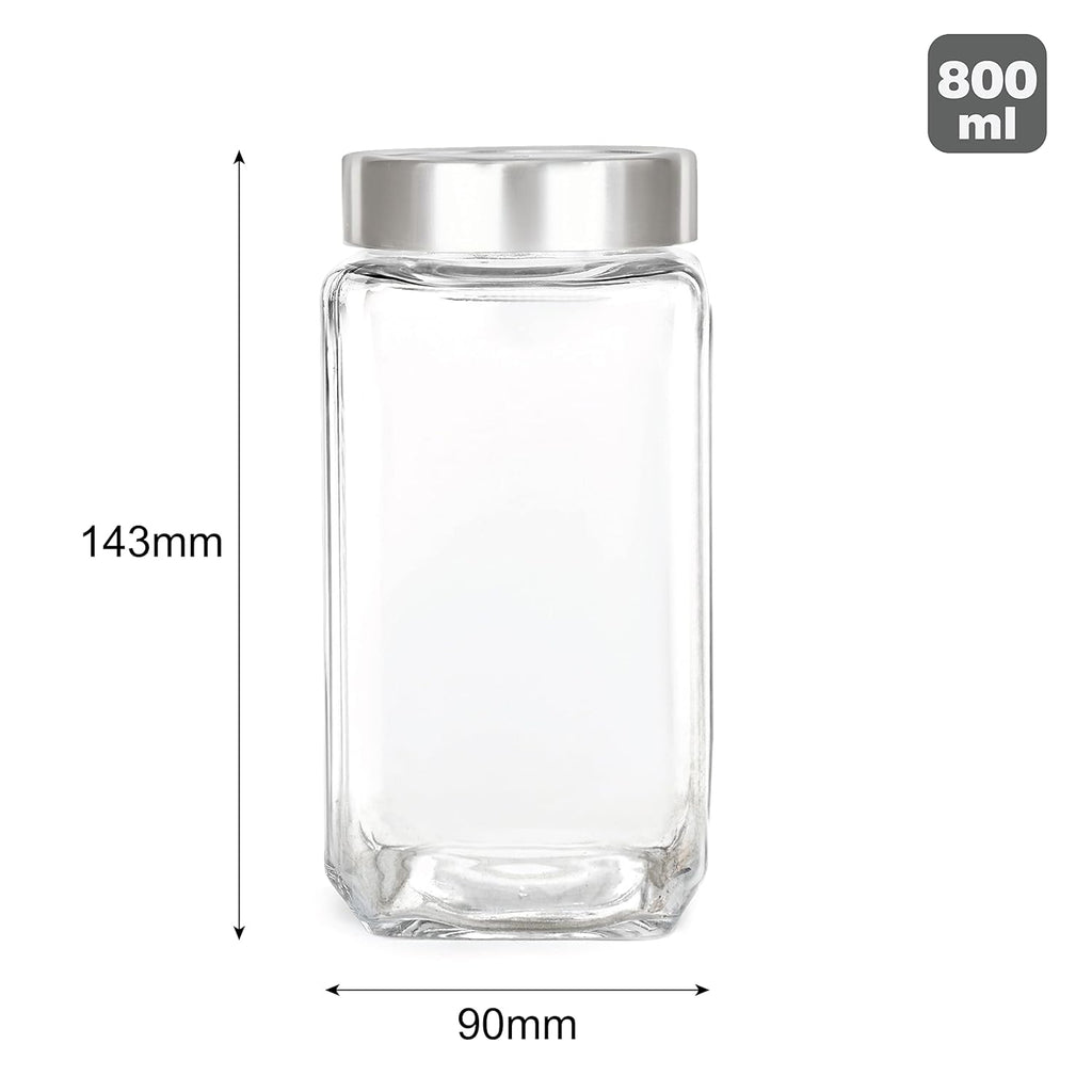 Cello Fresh Qube Jar 800 ml
