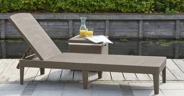 Allibert Jaipur Sunlouger - Cappuccino