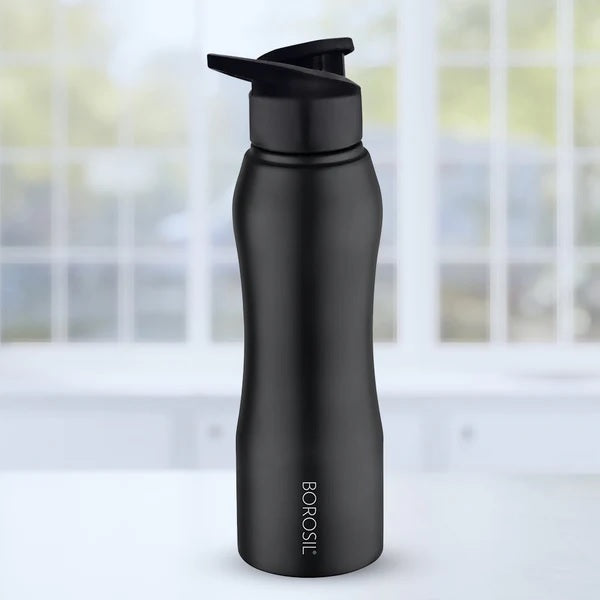 Borosil Hydra GripnSip Black 1 L