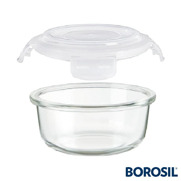 Borosil Klip-N-Store Round 950 ml