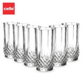 Cello Amore Glass Tumbler 265 ml – 6 PCS Set