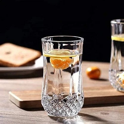 Cello Amore Glass Tumbler 265 ml – 6 PCS Set
