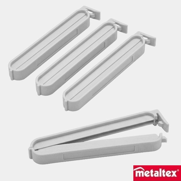 Metaltex Large Bag Clips Set of 4