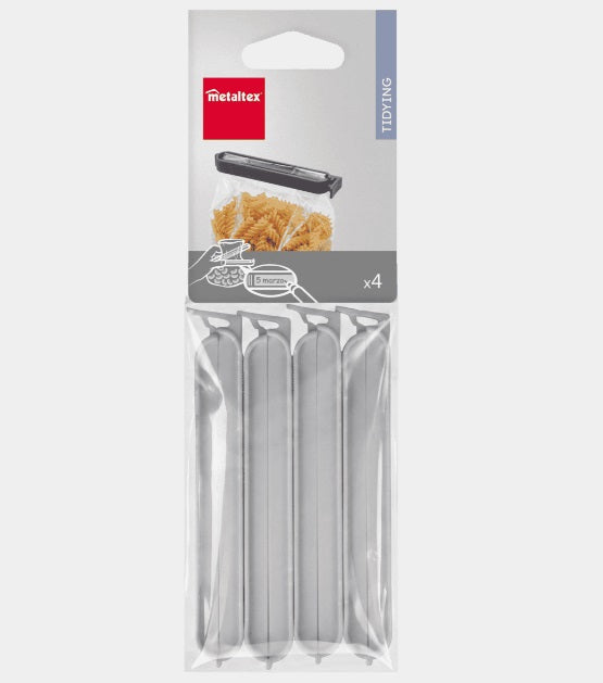 Metaltex Large Bag Clips Set of 4