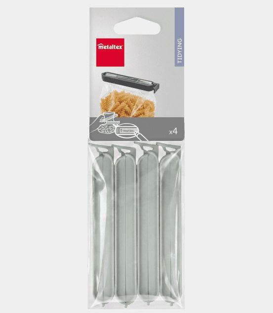 Metaltex Large Bag Clips Set of 4