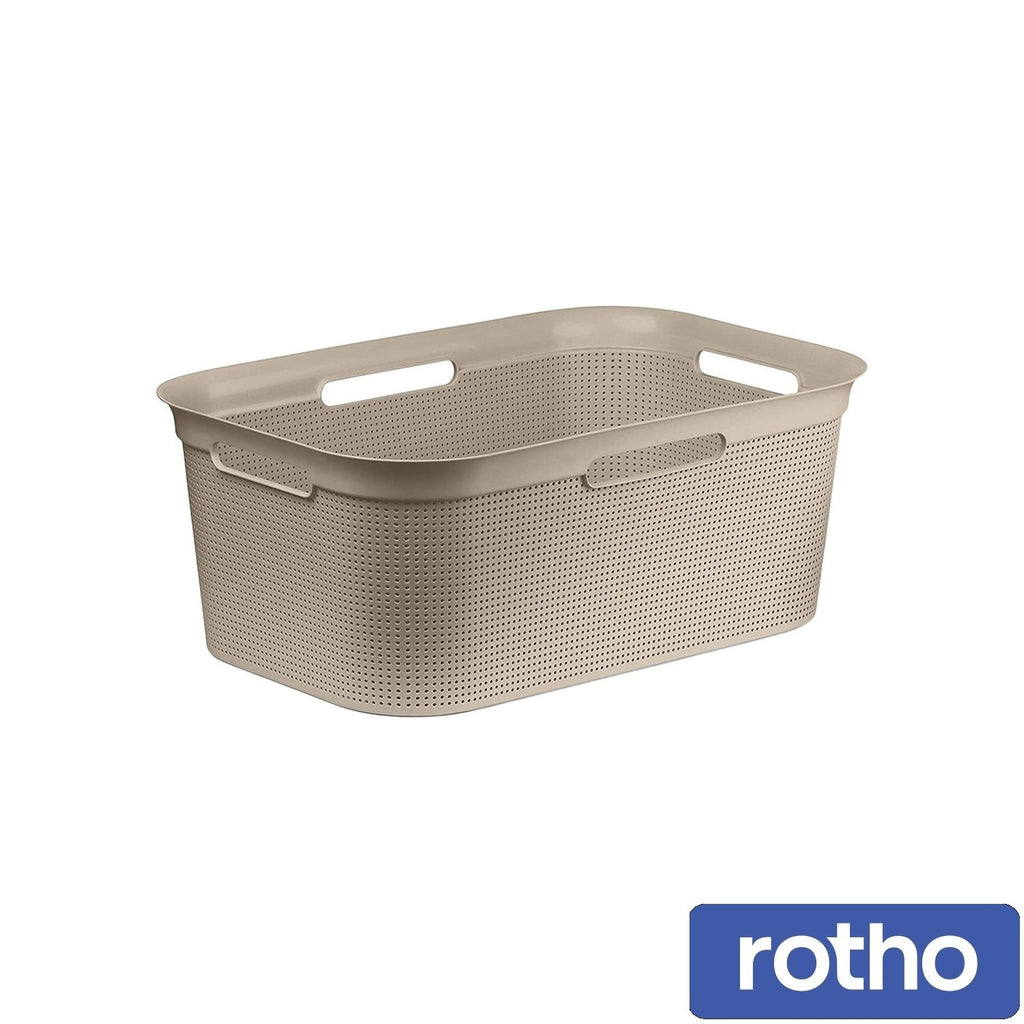 Rotho Brisen Laundry Basket 41 L – Beige