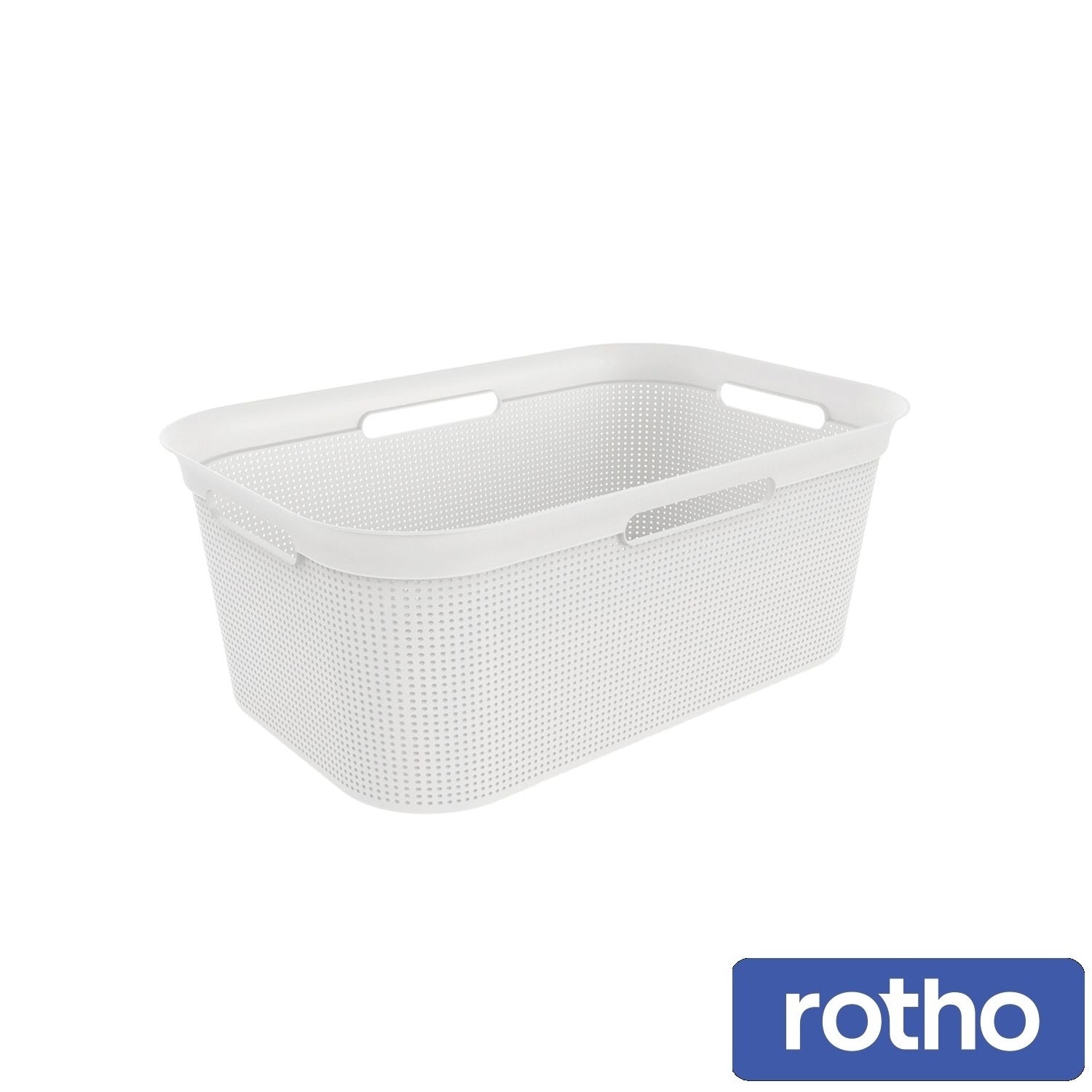 Rotho Brisen Laundry Basket 41 L – White