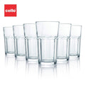 Cello Bello High Ball Glass Tumbler 300 ml - 6 pcs