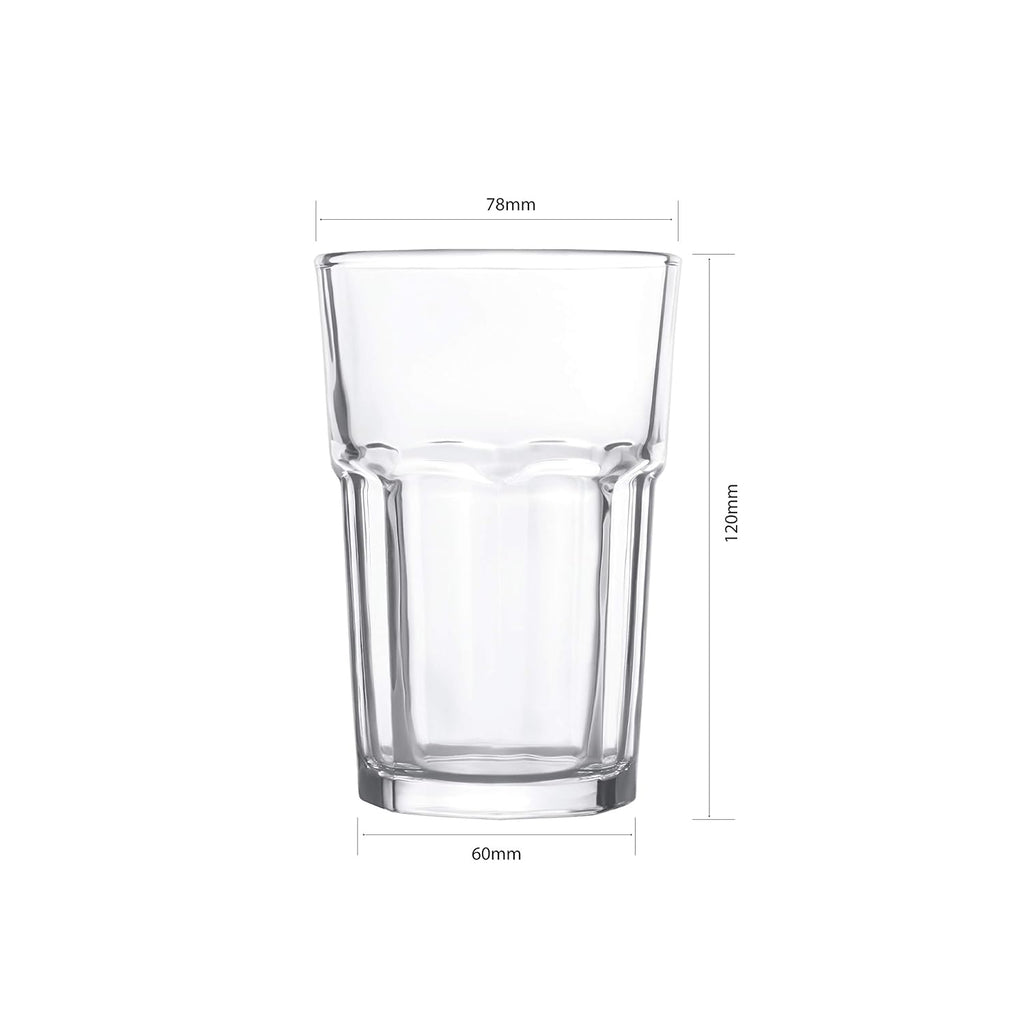 Cello Bello High Ball Glass Tumbler 300 ml - 6 pcs