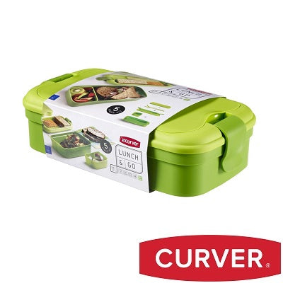 Curver Lunch&Go Bento+Cutlery - Green