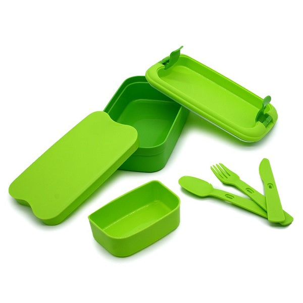 Curver Lunch&Go Bento+Cutlery - Green