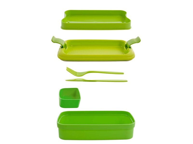 Curver Lunch&Go Bento+Cutlery - Green