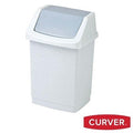 Curver Click It Swing Bin 50 L – Light Grey