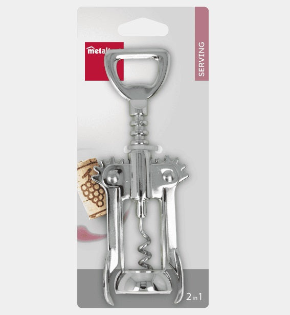 Metaltex Corkscrew ( With 2 Levers )