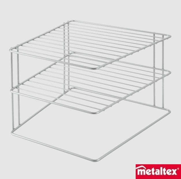 Metaltex 2 Tier Corner Rack