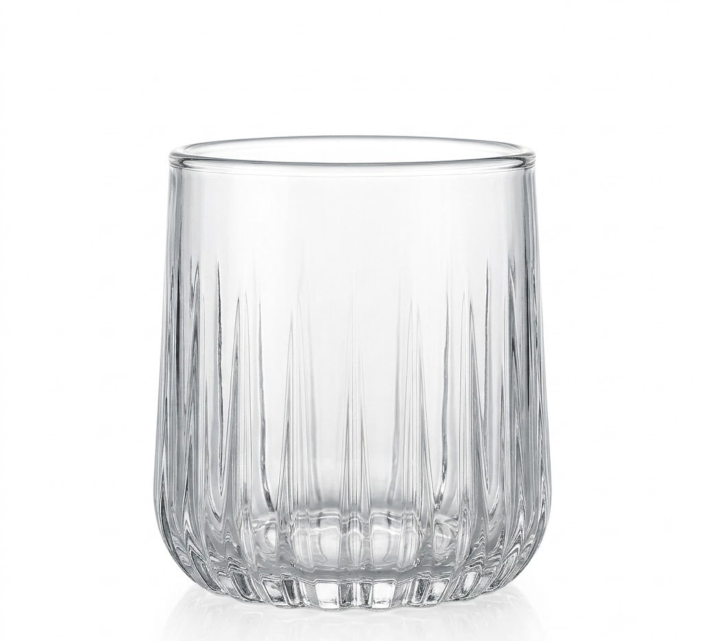 Cello Elysia Glass Rock Tumbler 320 ml – 6 PCS Set
