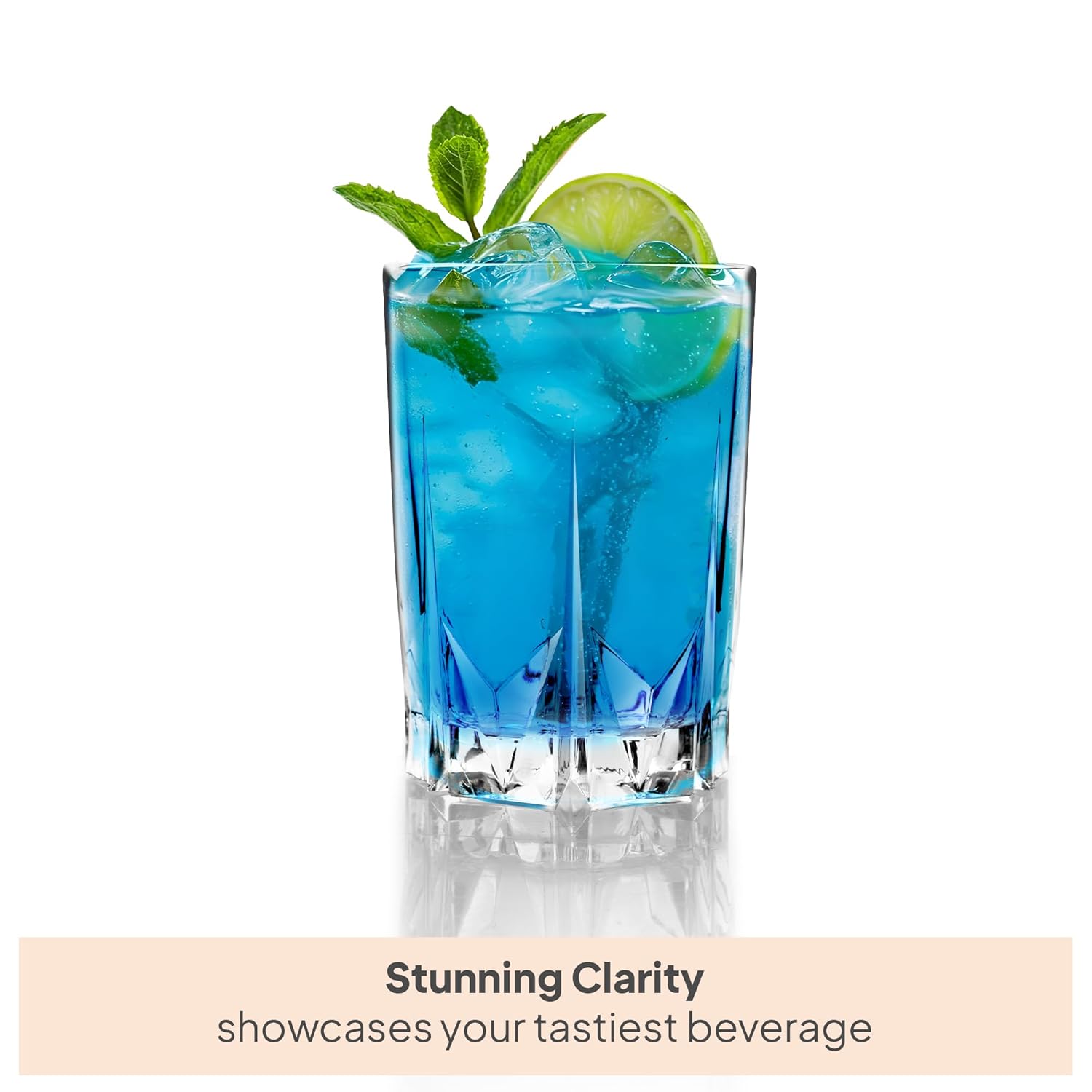 Cello Estonia Glass Tumbler 250ml - 6 pcs