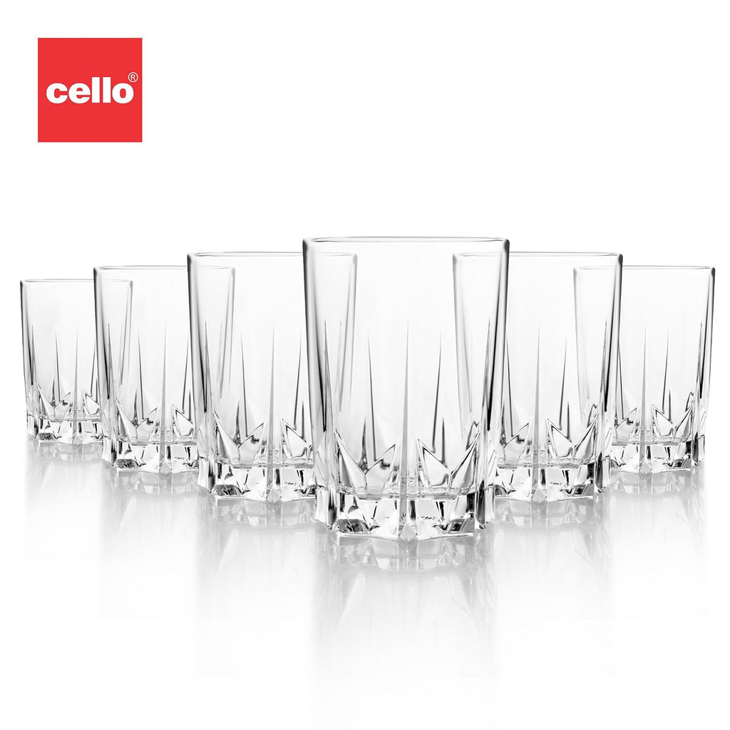 Cello Estonia Glass Tumbler 250ml - 6 pcs