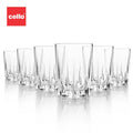Cello Estonia Glass Tumbler 250ml - 6 pcs