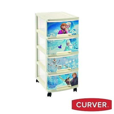 Curver Frozen Drawer Unit – 4 Drawers