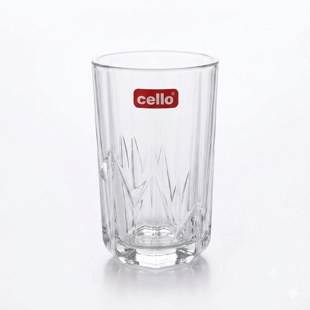 Cello Gem Highball Glass Tumbler 200 ml – 6 PCS Set