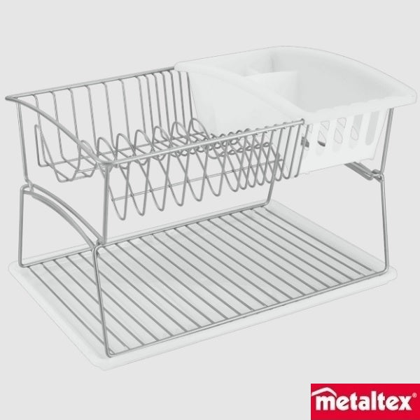Metaltex Geniustex 2 Level Dish Drainier