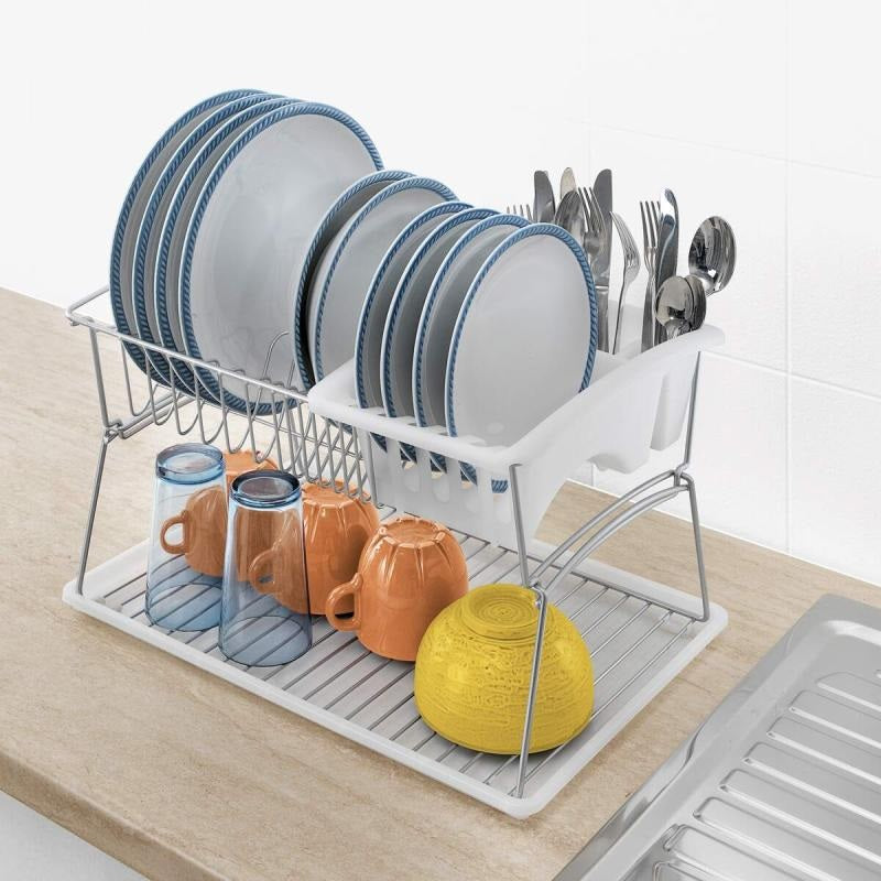 Metaltex Geniustex 2 Level Dish Drainier